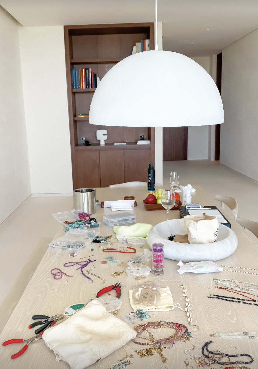 Atelier d'assemblage de bijoux